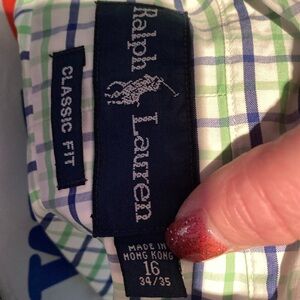 Beautiful Ralph Lauren collared shirt